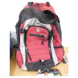 Swiss backpack filled with Emergency Supplies