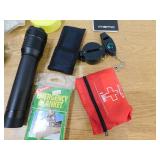 Swiss backpack filled with Emergency Supplies