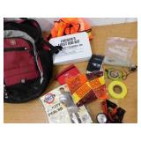 Swiss Backpack filled with Emergency Supplies