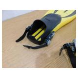 Unisex Plana Avanti X3 Open Heel Swim Fins - Durable Wear-Resistant Flexible Flippers for Swimming, Scuba Diving, Freediving, Snorkeling