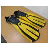 Unisex Plana Avanti X3 Open Heel Swim Fins - Durable Wear-Resistant Flexible Flippers for Swimming, Scuba Diving, Freediving, Snorkeling