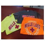(3) New T-Shirts - Search & Rescue - Small