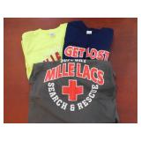 (3) New T-Shirts - Search & Rescue - Small