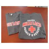 (2) New T-Shirts - Search & Rescue - Large