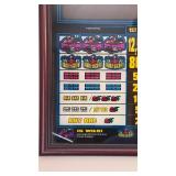 Cool millions framed slot machine glass