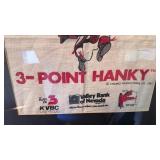 Runnin rebels framed 3 point hanky Las Vegas Nevada