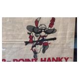 Runnin rebels framed 3 point hanky Las Vegas Nevada