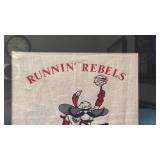 Runnin rebels framed 3 point hanky Las Vegas Nevada