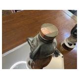 Vintage Jim Beam Republican Elephant and Democrat Donkey Whiskey Decanters.