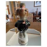 Vintage Jim Beam Republican Elephant and Democrat Donkey Whiskey Decanters.