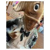 Vintage Jim Beam Republican Elephant and Democrat Donkey Whiskey Decanters.