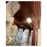 Lighted Curio Cabinet with 5 glass shelves