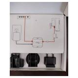 Lorex 5MP super HD dome security camera with color night vision and ring Poe adapter