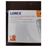 Lorex 5MP super HD dome security camera with color night vision and ring Poe adapter