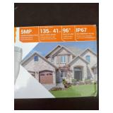 Lorex 5MP super HD dome security camera with color night vision and ring Poe adapter