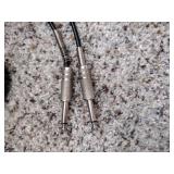 Vintage Johnson by AXL electric guitar with Peavey Rage 108 Amplifier and guitar stand.