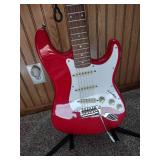 Rondo Red Guitar with Stand