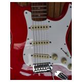 Rondo Red Guitar with Stand