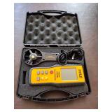 Pyle PMA90 CFM/CMM  thermo anemometer in case