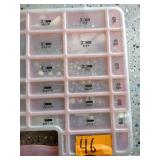 Assorted Nuts and bolts with Carrying Case