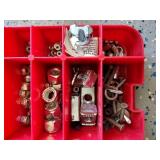 Assorted Nuts and bolts with Carrying Case