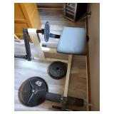 Crunch Machine with Weighted Plates