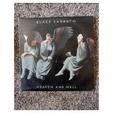 4 Vintage Records: Black Sabbath Heaven and Hell, Toto, Eric Clapton Another Ticket & The Rockets No Ballads.