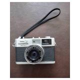 Bushnell binoculars, Olympus 35 RC camera, minolta x-700 camera with bag