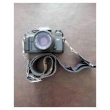 Bushnell binoculars, Olympus 35 RC camera, minolta x-700 camera with bag