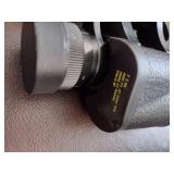 Bushnell binoculars, Olympus 35 RC camera, minolta x-700 camera with bag