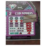 Double diamond rounded glass 20” x 15”