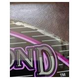 Double diamond rounded glass 20” x 15”