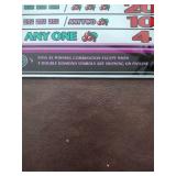 Double diamond rounded glass 20” x 15”