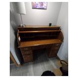 Vintage 1950 Roll Top Desk
