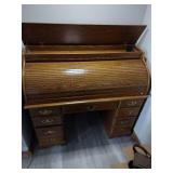 Vintage 1950 Roll Top Desk
