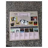 3 records: Aerosmith night in the ruts, jailbreak thin Lizzy, and Pete Townsend empty glass