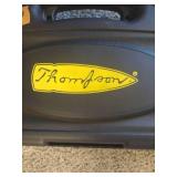 Thompson hard case gun case, Plano hard case gun case, and Thompson Chicago typewriter hard case gun case