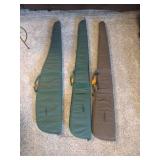 2 Gun mate gun case (green) and  Cabelas brown gun case