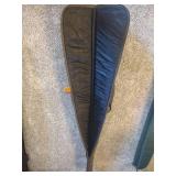 2 Gun mate gun case (green) and  Cabelas brown gun case