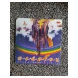 12 records: Simon & Garfunkel Bridge over Troubled Water, Jefferson Starship, Rainbow Rising, Tommy Bolin Private Eye,  Chaka Khan, Steve Wonder, Rainbow, Tommy Bolin