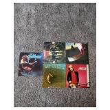 5 records Ted Nugent epic record, wet Willie II capricorn records, tom petty and the heart breakers, corner stone Styx, and edger winters white trash.