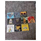 10 Records: UFO, Blue Osyster Cult, Jesus Christ Superstar, Steppenwolf 7, Original Your A good Msn Charlie Brown & more