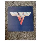 4 Records & 2 album covers: Three Dog Night, Reo Speedwagon & Molly Hatchet, & Van Halen