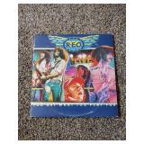 4 Records & 2 album covers: Three Dog Night, Reo Speedwagon & Molly Hatchet, & Van Halen