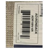 Adirondack Ivory/Sage 6 ft. x 6 ft. Round Border Area Rug