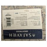 Brentwood Light Gray/Blue 11 ft. x 15 ft. Speckled Floral Border Area Rug