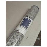 Waikiki Blue/White 8 ft. x 10 ft. Bordered Indoor/Outdoor Area Rug