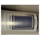 Waikiki Blue/White 8 ft. x 10 ft. Bordered Indoor/Outdoor Area Rug