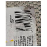 Multi-Colored 5 ft. x 7 ft. Striped Border Indoor/Outdoor Area Rug