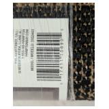 Black/Brown 5 x 7 Border Indoor/Outdoor Area Rug